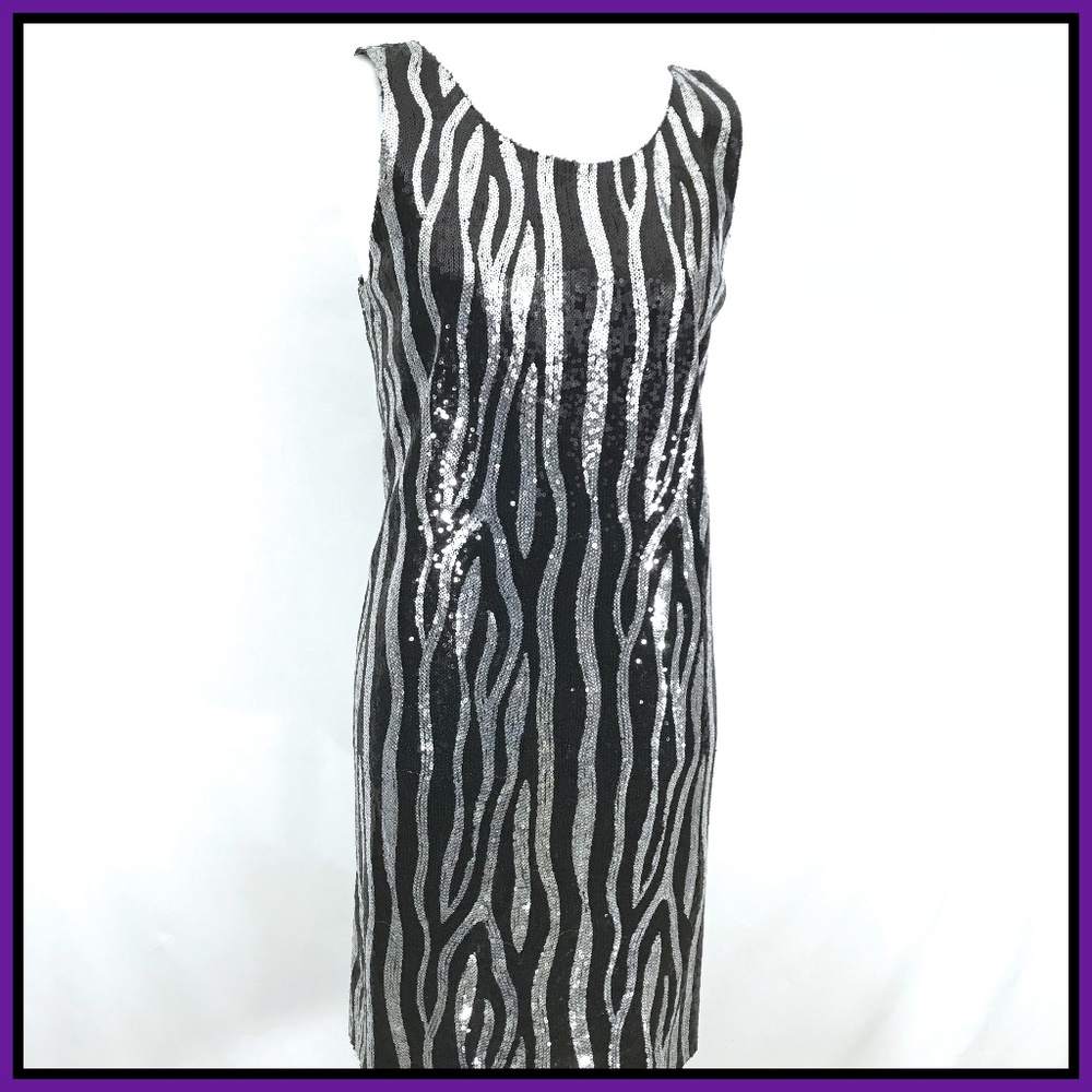 NWT Walter Sequin Cocktail Dress